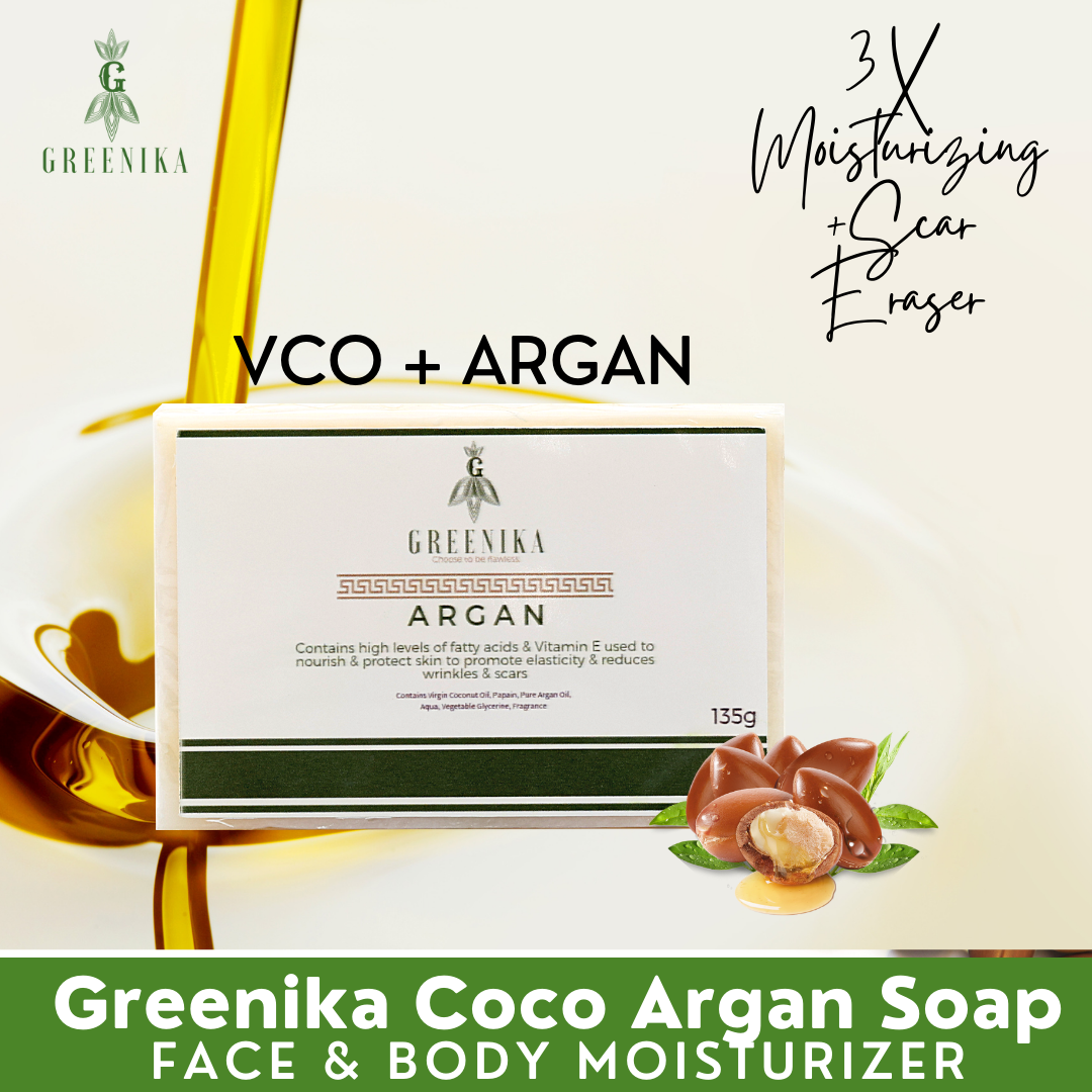 Greenika Premium Moroccan Argan Oil Soap