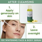 Greenika AHA Face Whitening Serum Moisturizer