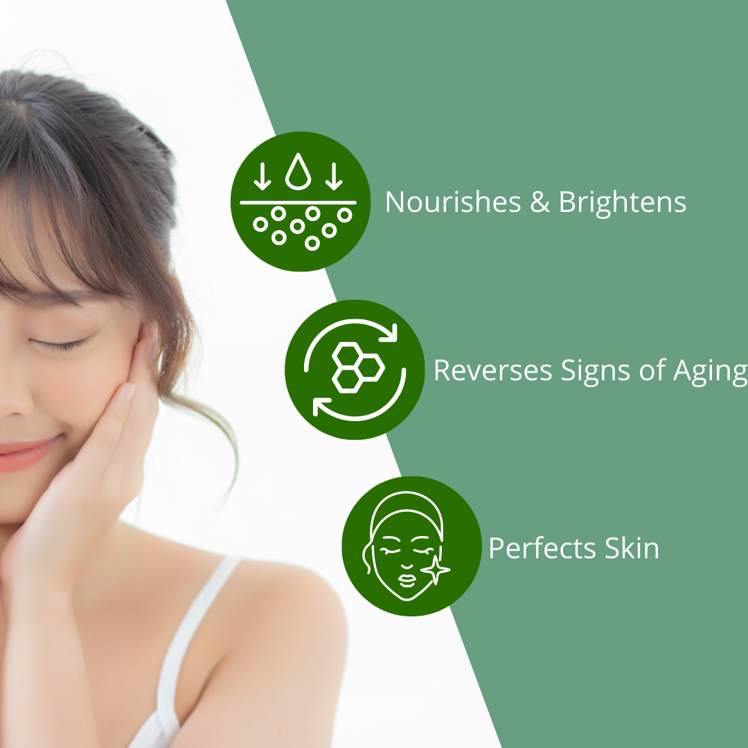 Greenika Whitening Face Serum Facial Moisturizer with Vitamin ACE and Niacinamide 30mL