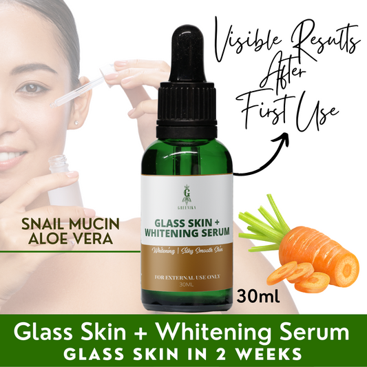 Greenika Glass Skin Snail Slime Vitamin E Serum 15mL