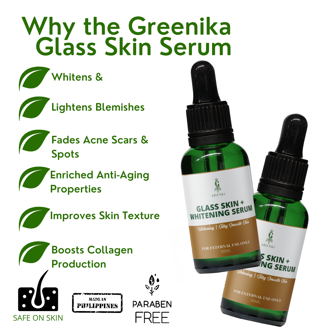 Greenika Glass Skin Snail Slime Vitamin E Serum 15mL