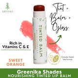 Greenika Shades Tinted Lip Balm - Sweet Orange