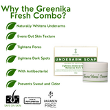 Greenika Fresh Underarm Combo Underarm Soap + Deowhite Cream