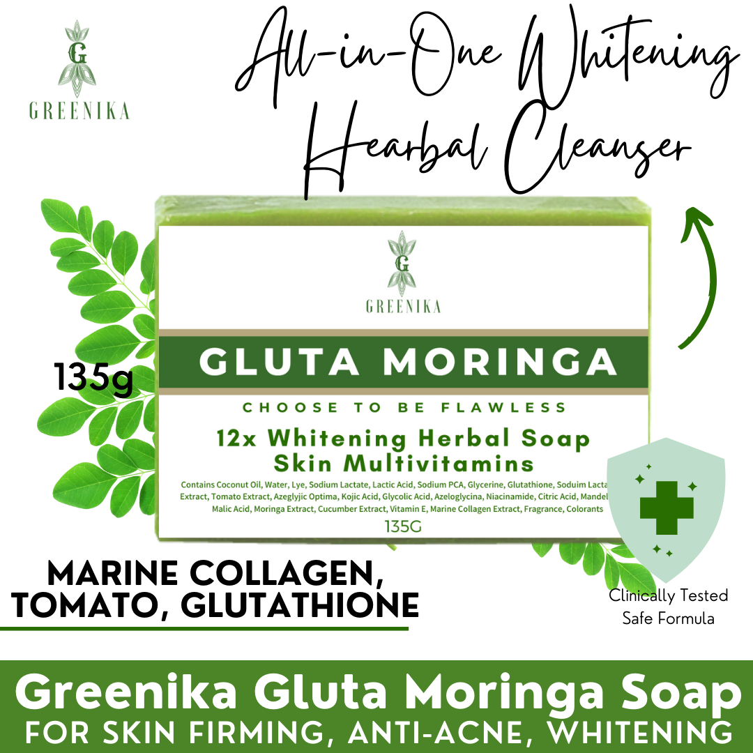 Greenika Organic Gluta Moringa Soap  greenika.ph