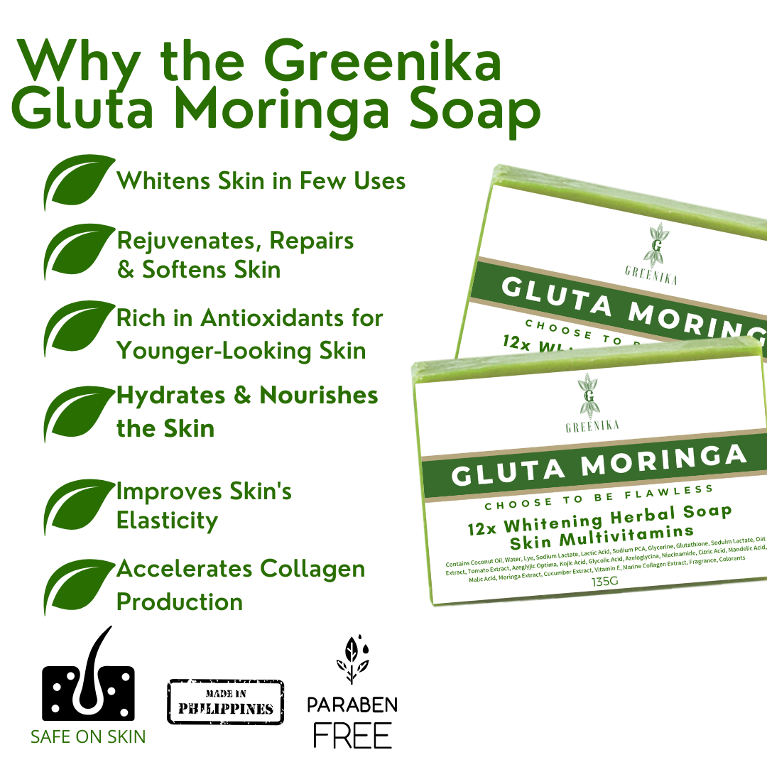 Greenika Organic Gluta Moringa Soap