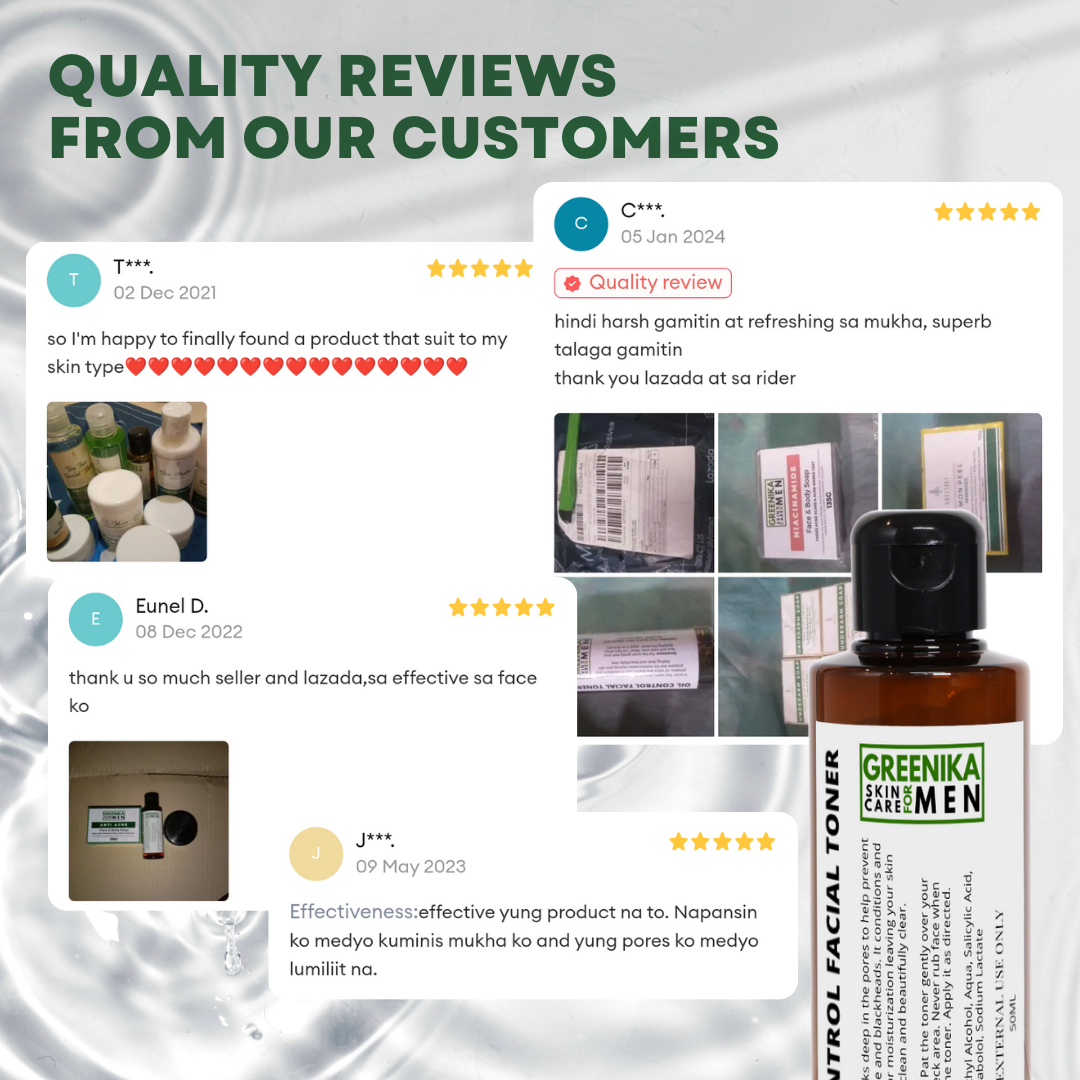 Greenika For Men Oil Control Facial Toner