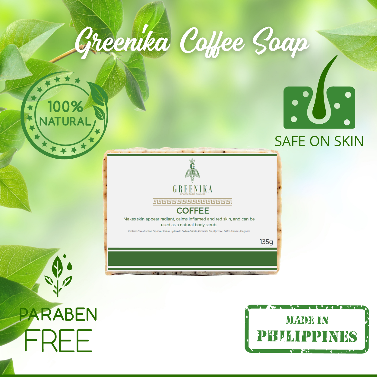 Greenika Organic Coffee Soap
