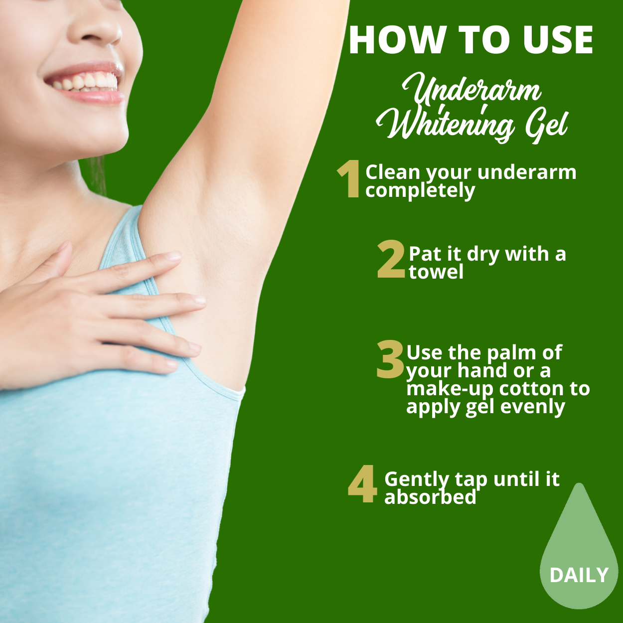 Greenika Niaberry Underarm Whitening Gel