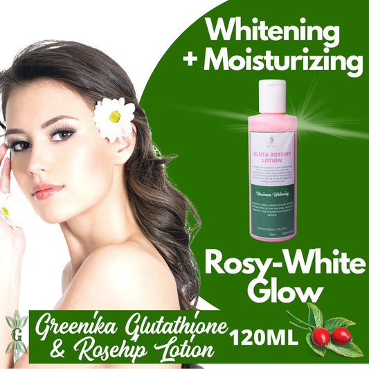 Greenika Glutathione & Rosehip Moisturizing Whitening Lotion