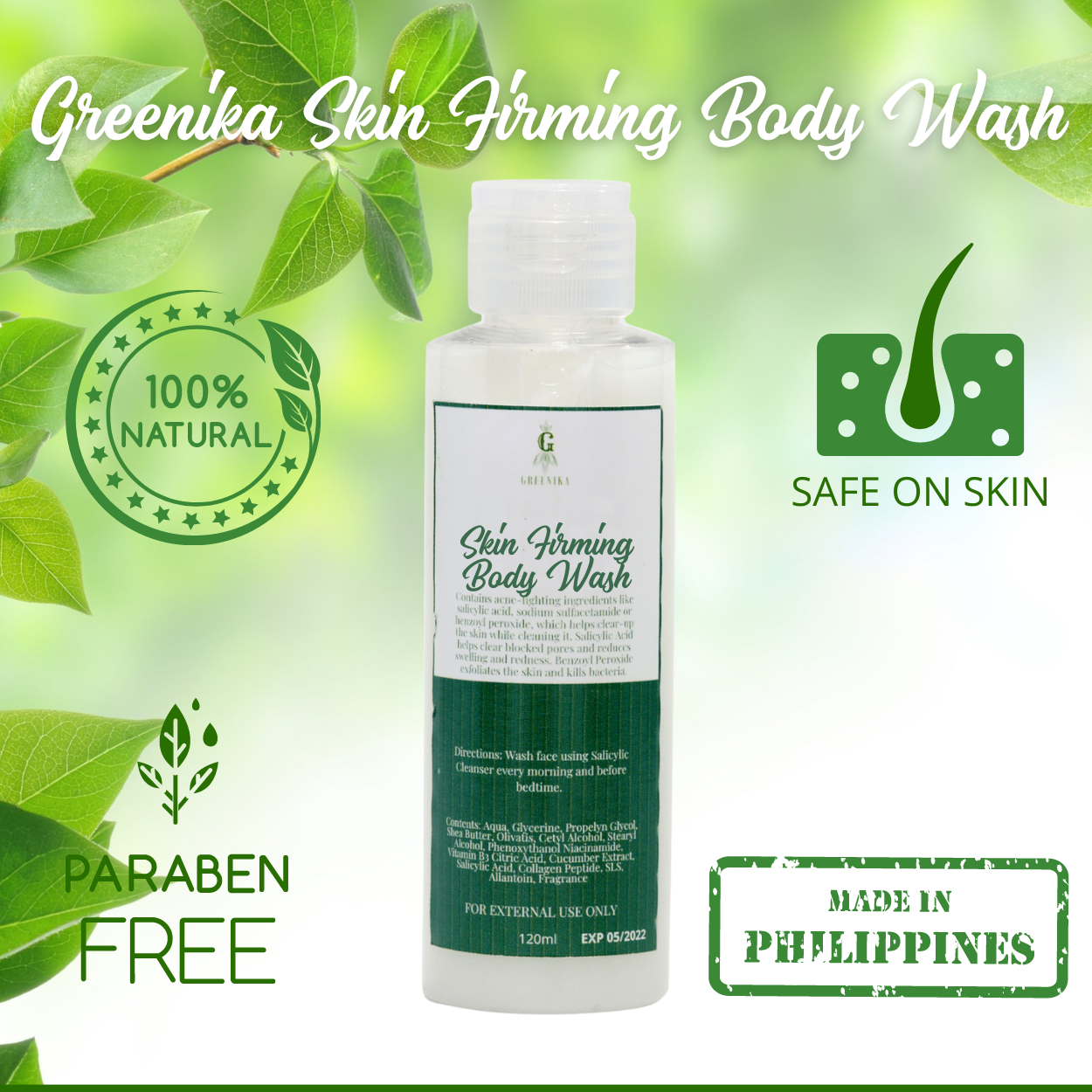 Greenika Skin Firming Body Wash