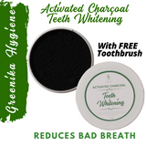 Greenika Teeth Whitening Powder with Free Toothbrush