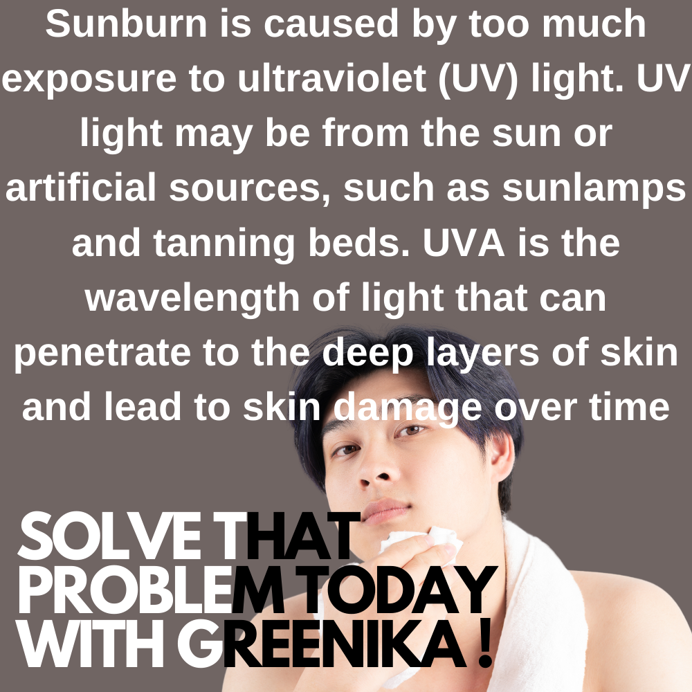 Greenika for Men Face Gel Facial Sunblock with SPF45