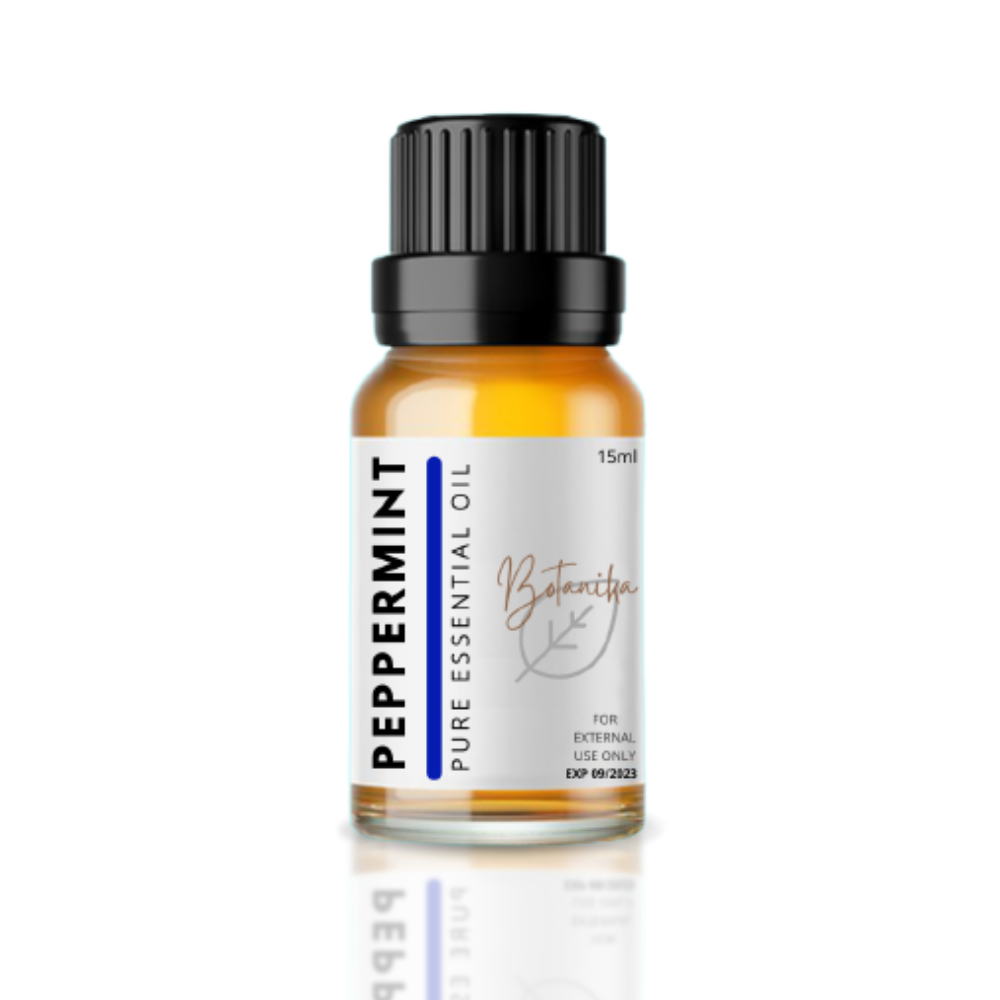[ RELAXING ESSENTIAL OIL FOR HEADACHES ] Botanika Organic Peppermint Pure Essential Oil Aromatherapy Undiluted Hair Growth Headaches Skin Care Relaxation Essential Oils for Car Diffuser Home Diffuser Humidifier Certified Organic Essential Oil for Headache
