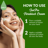 Greenika SunPro Pureblock Cream Lotion with SPF 50