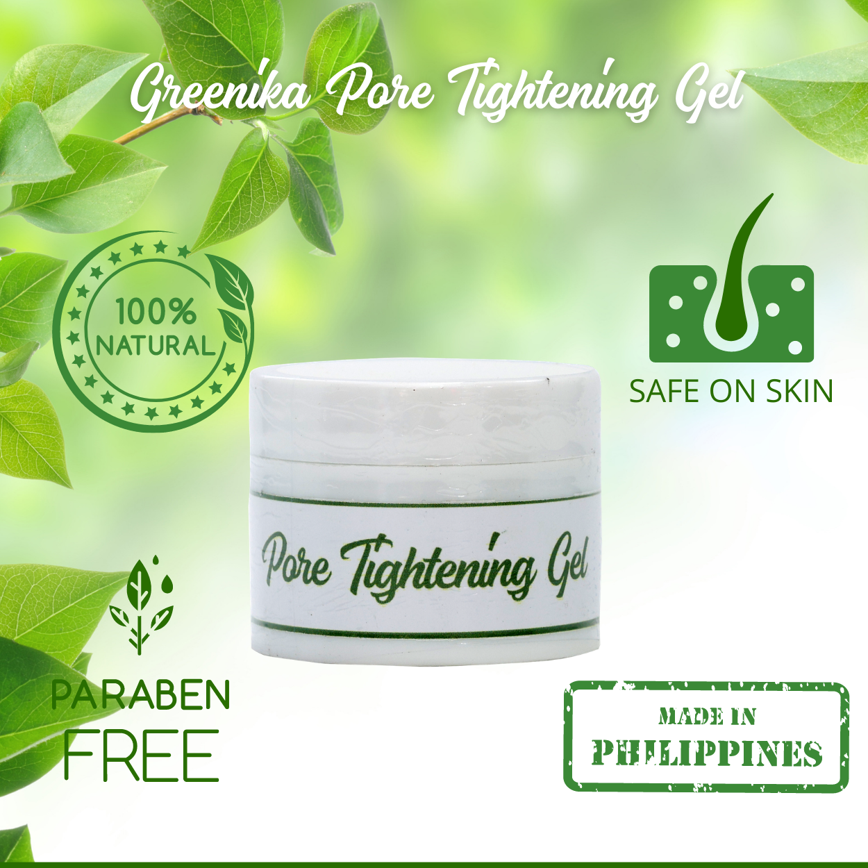 Greenika Pore Tightening Minimizer Gel Facial Moisturizer