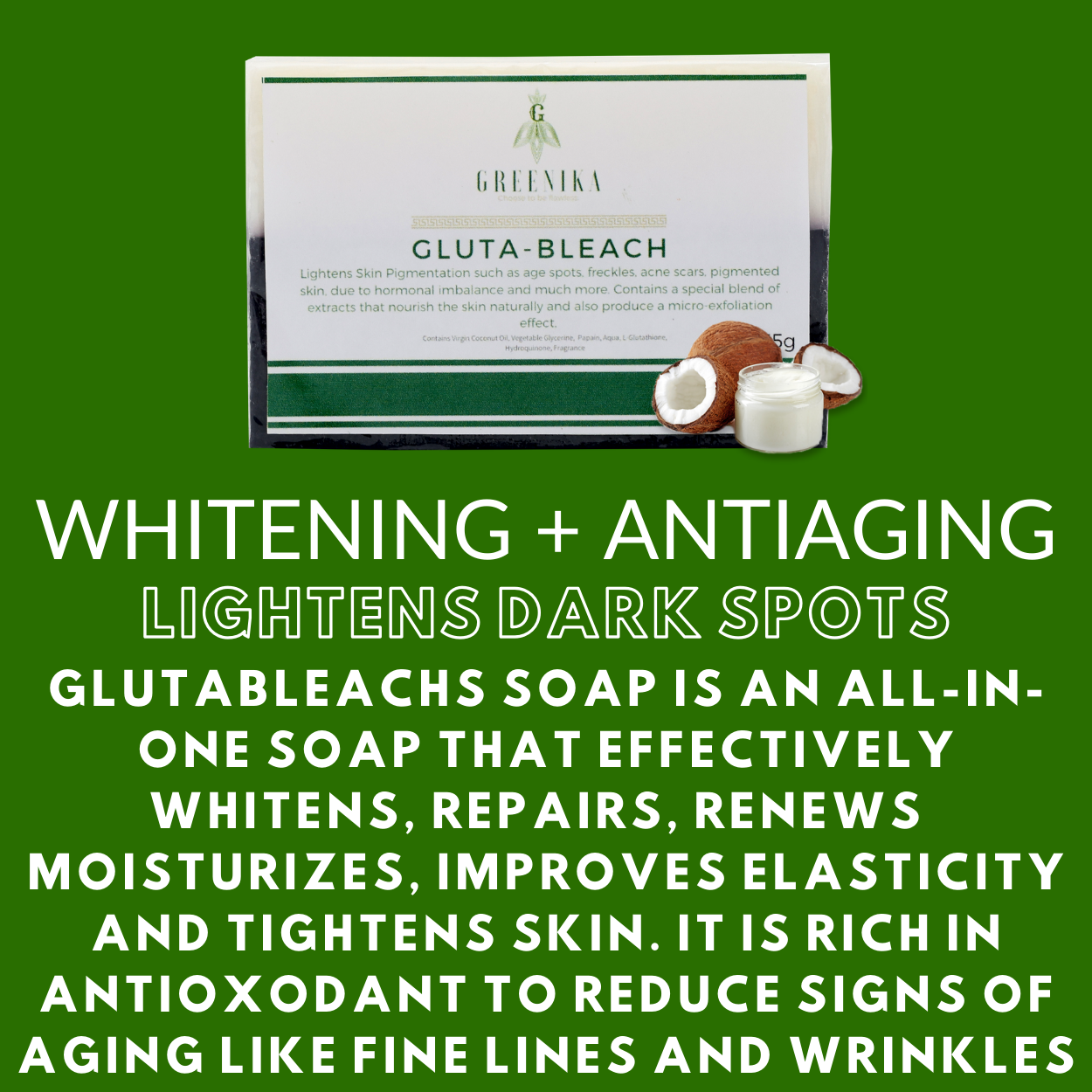Greenika GlutaBleaching Soap
